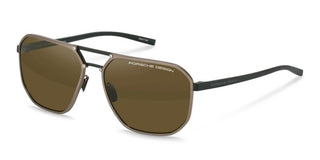 Porsche Design P8971 unisex Brown Pilot Sunglasses