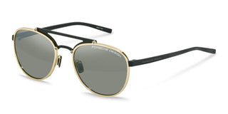 Porsche Design P8972 unisex Gold Pilot Sunglasses