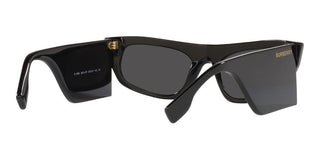 Burberry PALMER BE 4385 women Black Squared Sunglasses