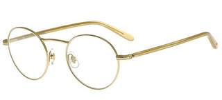 Garrett Leight PENMAR women Gold Round Eyeglasses