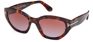 Tom Ford PENNY FT 1086 women Havana Geometric Sunglasses