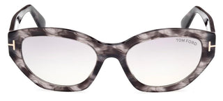 Tom Ford PENNY FT 1086 women Havana Geometric Sunglasses