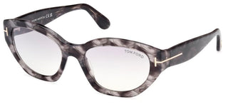 Tom Ford PENNY FT 1086 women Havana Geometric Sunglasses