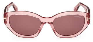 Tom Ford PENNY FT 1086 women Pink Geometric Sunglasses