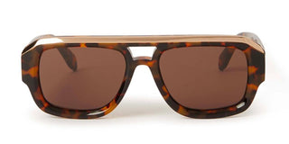 Palm Angels PERI062 STOCKTON unisex Havana Geometric Sunglasses