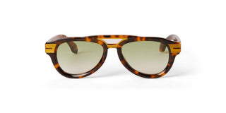 Palm Angels PERI100 PARADISE unisex Havana Pilot Sunglasses