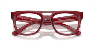 Ray-Ban PHIL RX 7226 unisex Red Squared Eyeglasses