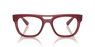 Ray-Ban PHIL RX 7226 unisex Red Squared Eyeglasses