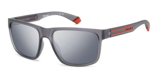 Polaroid PLD 2157/S men Grey Squared Sunglasses