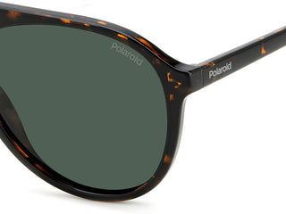 Polaroid PLD 4162/S unisex Havana Pilot Sunglasses