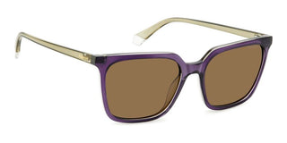 Polaroid PLD 4163/S women Violet Squared Sunglasses