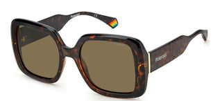 Polaroid PLD 6168/S women Havana Squared Sunglasses