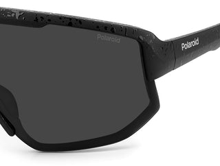 Polaroid PLD 7047/S unisex Black Squared Sunglasses