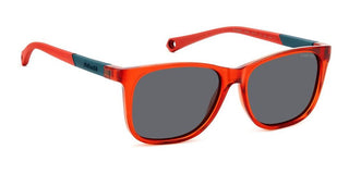 Polaroid PLD 8058/S children Red Squared Sunglasses