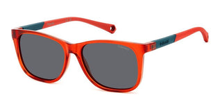 Polaroid PLD 8058/S children Red Squared Sunglasses