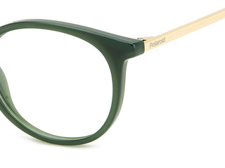 Polaroid PLD D496 unisex Green Geometric Eyeglasses