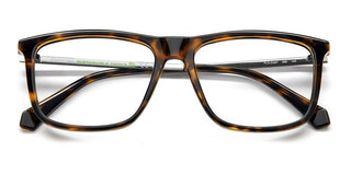 Polaroid PLD D497 men Havana Squared Eyeglasses