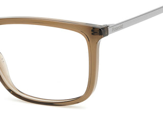 Polaroid PLD D497 men Brown Squared Eyeglasses