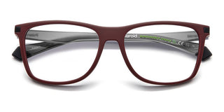 Polaroid PLD D514 men Red Squared Eyeglasses