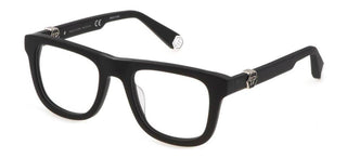 Philipp Plein PLEIN AURA SPIRIT VPP023M men Black Geometric Eyeglasses