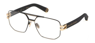 Philipp Plein PLEIN CHILL SUMMER VPP022M men Black Geometric Eyeglasses