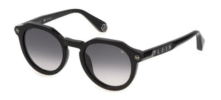 Philipp Plein PLEIN GLOBETROTTER SPP002M unisex Black Round Sunglasses