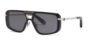 Philipp Plein PLEIN LEGACY SPP008M unisex Black Pilot Sunglasses