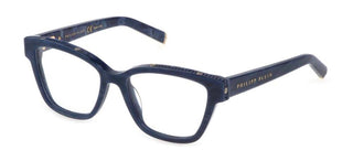 Philipp Plein PLEIN MAJESTIC VPP034S women Blue Cat Eye Eyeglasses