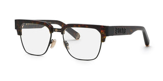 Philipp Plein PLEIN MASTER VPP113M unisex Havana Squared Eyeglasses