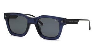 Philipp Plein PLEIN ROCK SUPERHERO SPP105M unisex Blue Squared Sunglasses