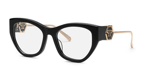 Philipp Plein PLEIN ROSE VENUS VPP123M unisex Black Cat Eye Eyeglasses