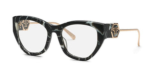 Philipp Plein PLEIN ROSE VENUS VPP123M unisex Black Cat Eye Eyeglasses