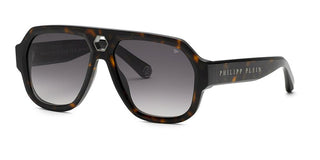 Philipp Plein PLEIN STARLIGHT SPP143 unisex Havana Shield Sunglasses