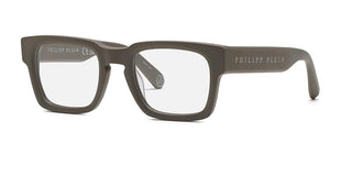 Philipp Plein PLEIN STARLIGHT VPP145M unisex Green Squared Eyeglasses