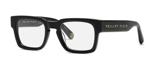 Philipp Plein PLEIN STARLIGHT VPP145M unisex Black Squared Eyeglasses