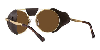 Persol PO 2496SZ unisex Gold Round Sunglasses