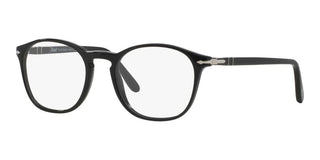 Persol Suprema PO 3007V unisex Black Geometric Eyeglasses