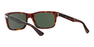 Persol PO 3048S men Havana Squared Sunglasses