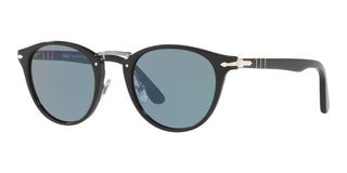 Persol PO 3108S unisex Black Round Sunglasses