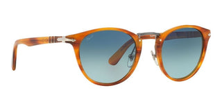 Persol PO 3108S unisex Brown Round Sunglasses