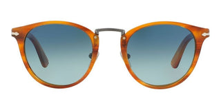 Persol PO 3108S unisex Brown Round Sunglasses