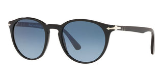 Persol PO 3152S men Black Round Sunglasses