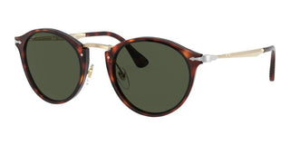 Persol PO 3166S men Havana Round Sunglasses