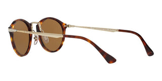 Persol PO 3166S men Havana Round Sunglasses