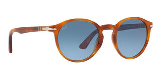 Persol PO 3171S men Brown Round Sunglasses