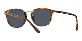 Persol PO 3186S men Havana Geometric Sunglasses