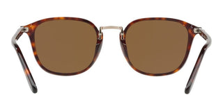 Persol PO 3186S men Havana Geometric Sunglasses