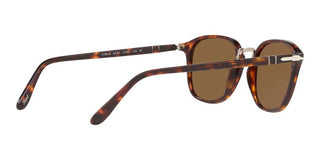 Persol PO 3186S men Havana Geometric Sunglasses