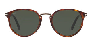 Persol PO 3210S men Havana Round Sunglasses