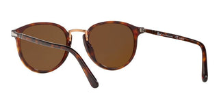 Persol PO 3210S men Havana Round Sunglasses